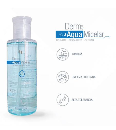 AQUA MICELAR PIEL MIXTA DERMCLAR