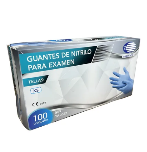 GUANTES DE NITRILO XS- S- M